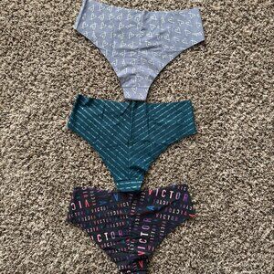 (3) NWT Victoria's Secret cheeky underwear, Size Large